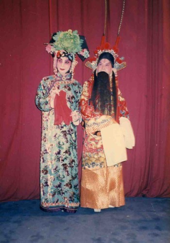 《四郎探母》中饰杨延辉（梅葆玖饰铁镜公主）